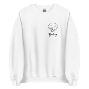 personalized labrador women's sweatshirt