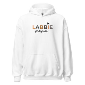 As a Labbie mama, your heart is devoted to your loyal Labrador companion. Now, you can wear your pride and affection with our "Labbie Mama" Women's Hoodie, designed to provide warmth, comfort, and a fashionable touch to your wardrobe. It's the go-to hoodie you'll love to curl up in on cooler evenings or whenever you want to make a statement about your special bond with your four-legged friend.