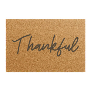"thankful" doormat