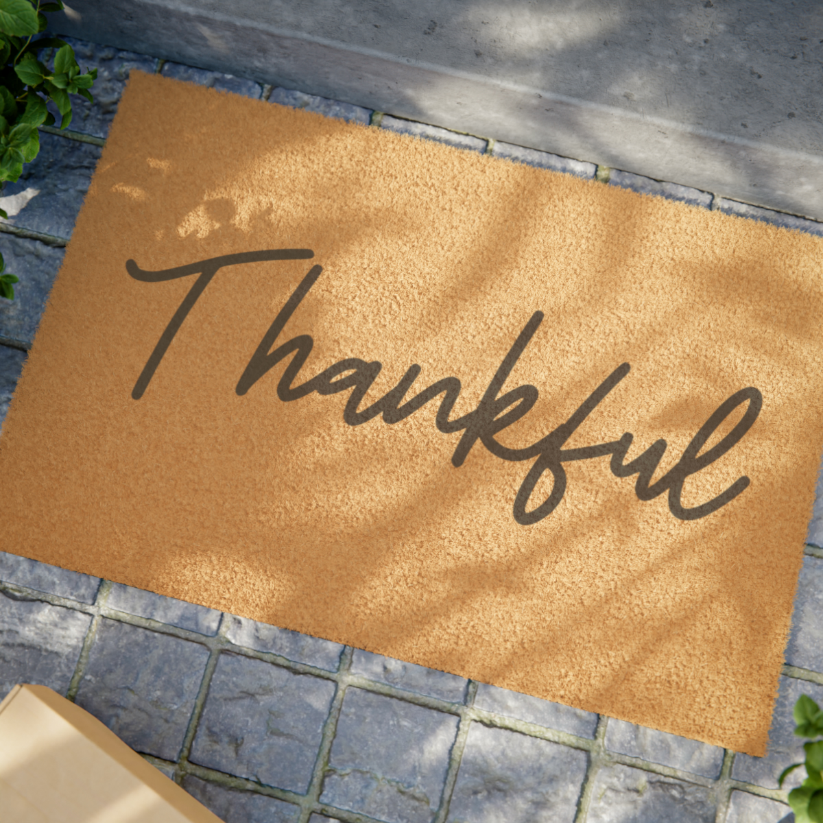 "thankful" doormat