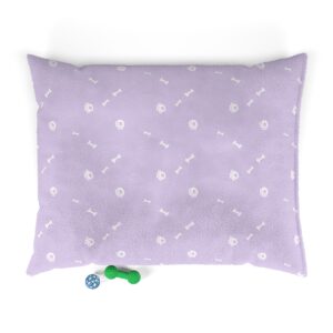 "purple paw and bone" dog bed