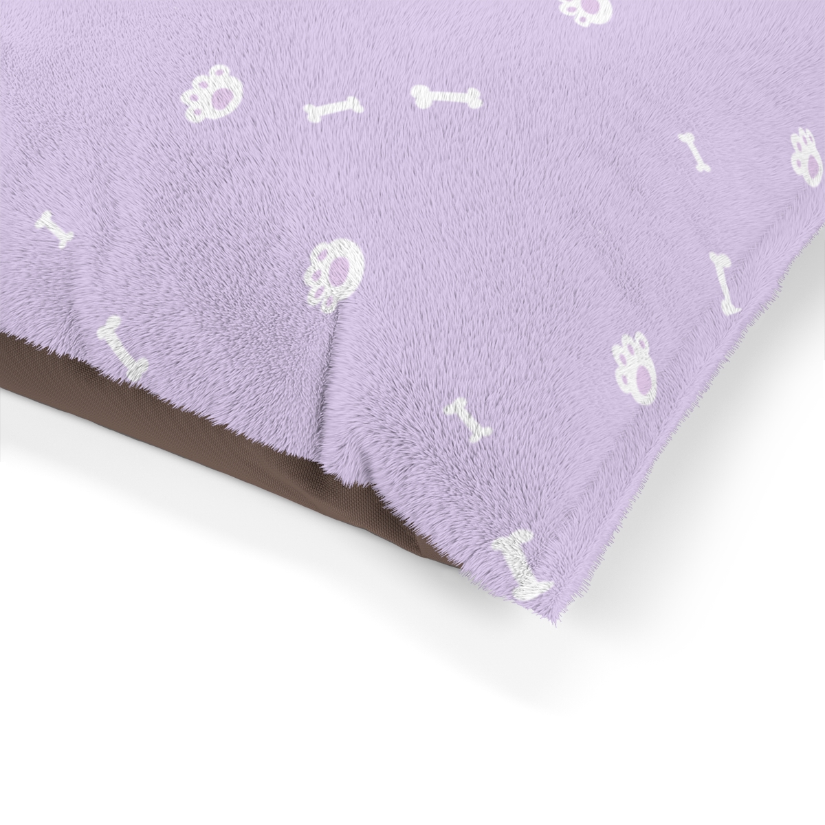 "purple paw and bone" dog bed