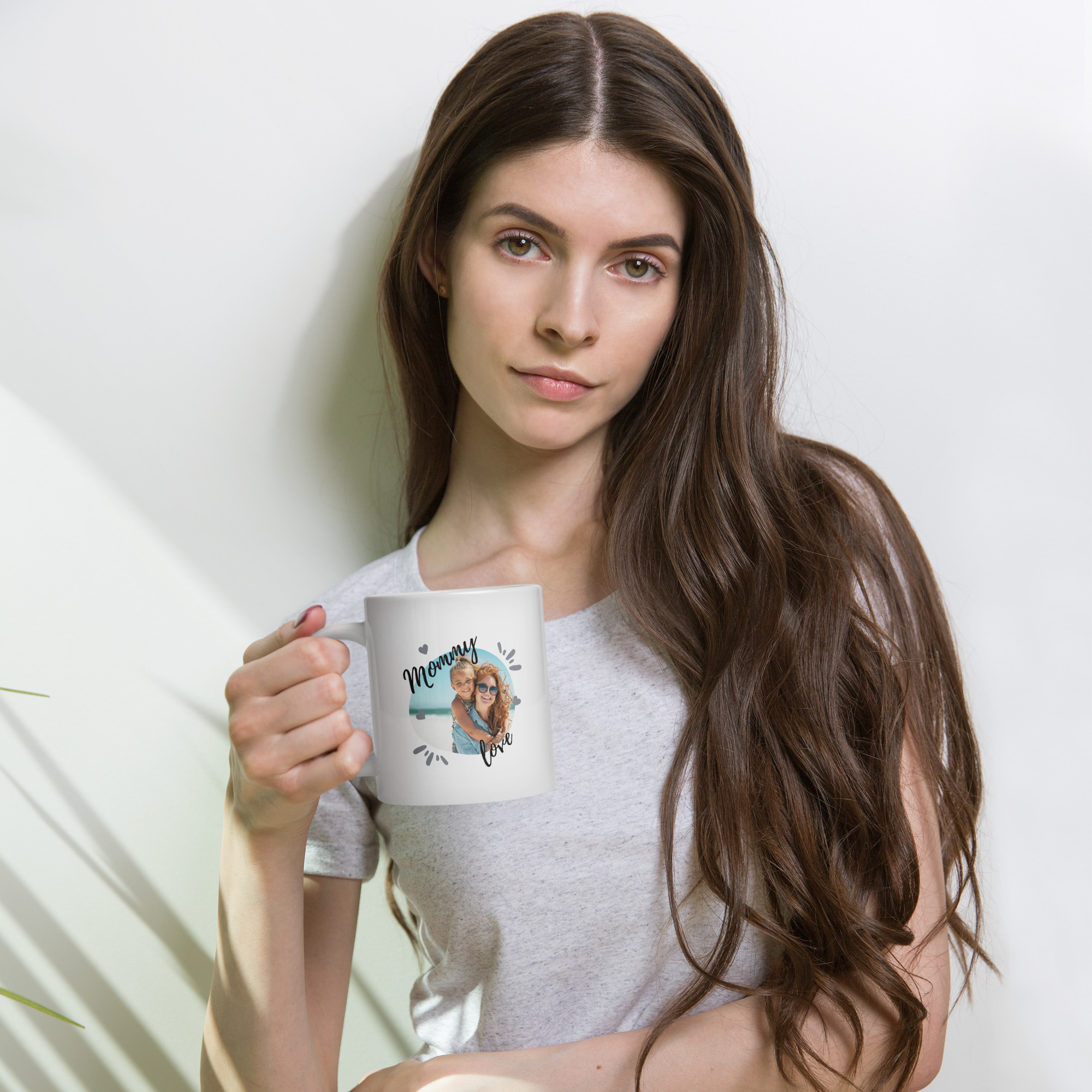 personalized "photo mommy love" mug
