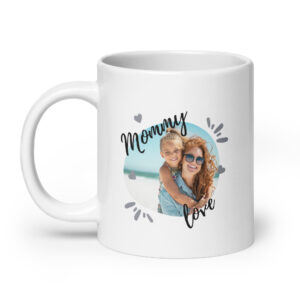 personalized "photo mommy love" mug