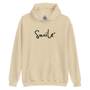 "always smile" women's hoodie