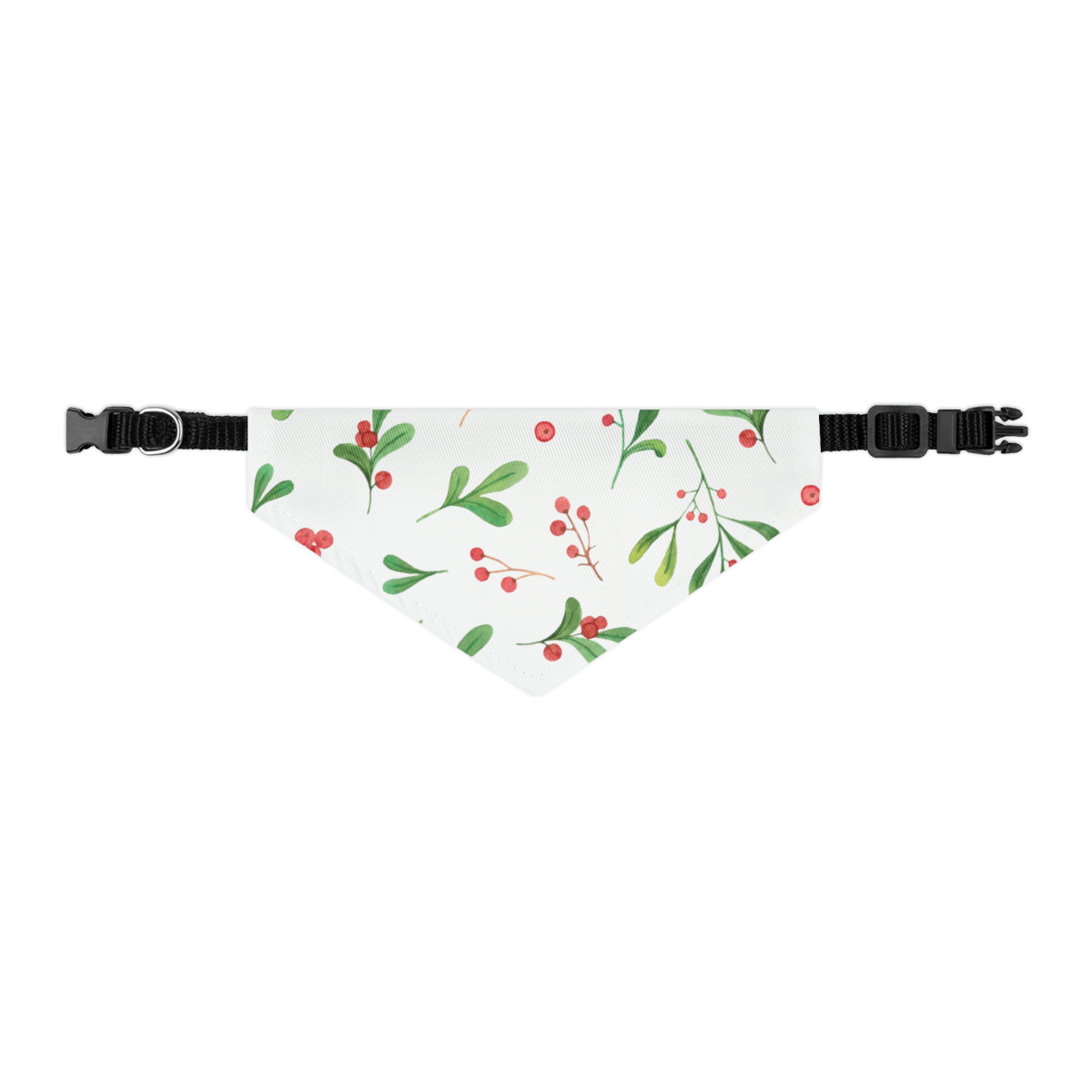 mistletoe pet bandana collar