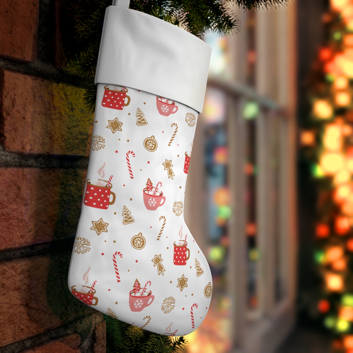 "candy wonderland" christmas stocking