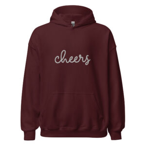 "cheers" men's hoodie