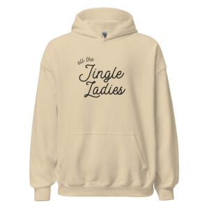 "all the jingle ladies" women's hoodie