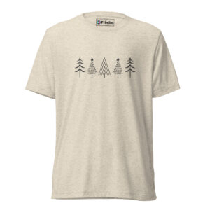 "christmas tree minimalist" women's short sleeve t shirt