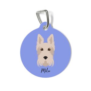 scottish terrier pet tag personalized pet tag