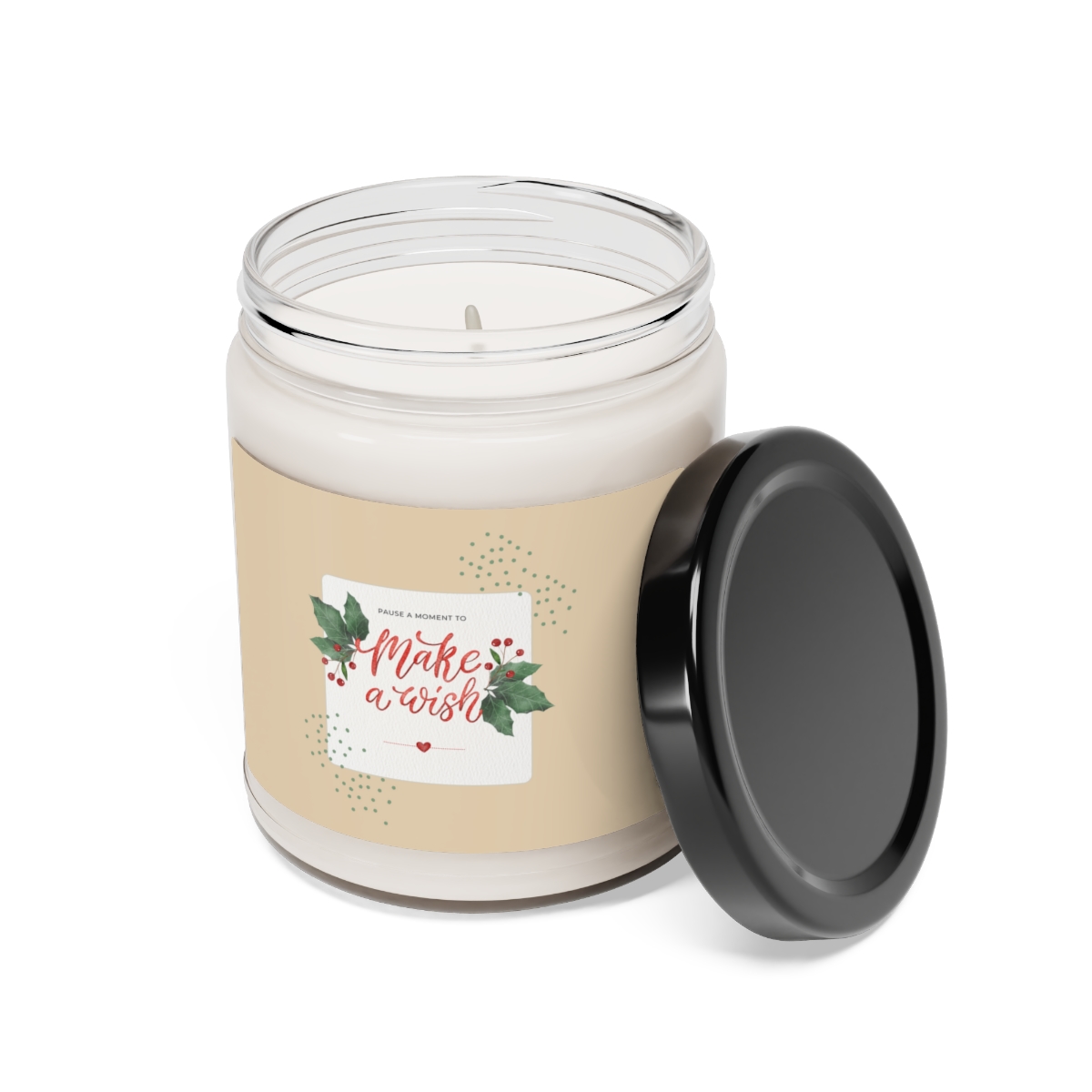 "make a wish" scented soy candle, 9oz