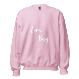 "love bug" women’s sweatshirts