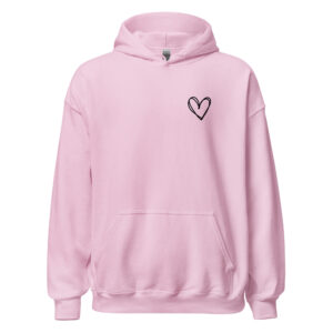 "heart" women's hoodie