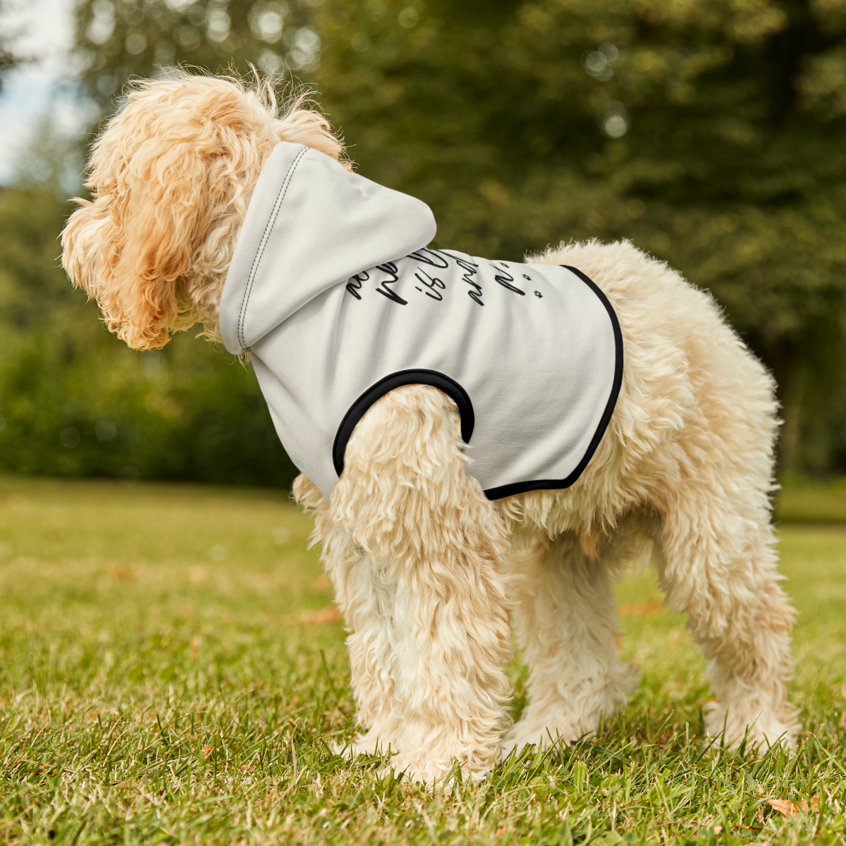 "dog paw quote" pet hoodie