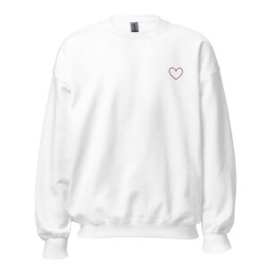 heart emoji unisex sweatshirt