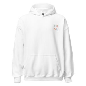 "love" unisex hoodie