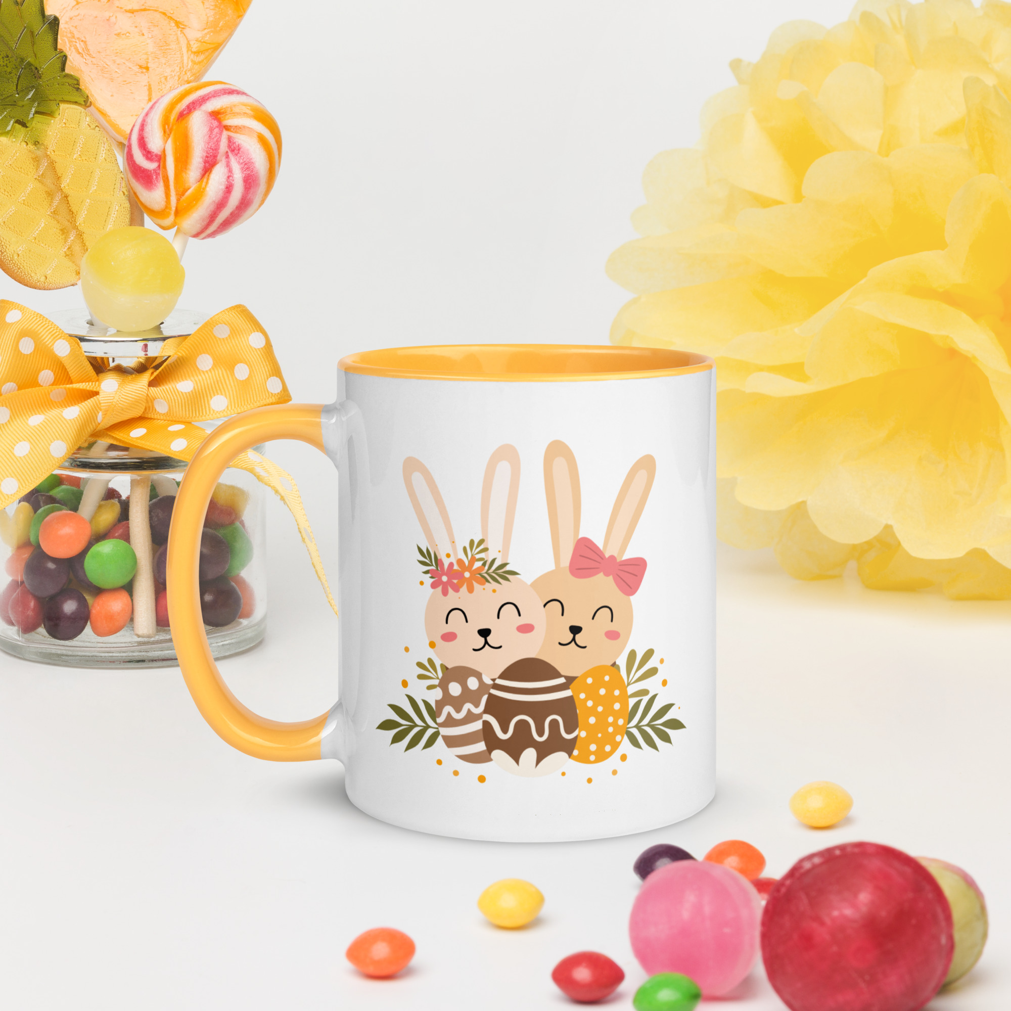 "springtime whimsy" easter mug