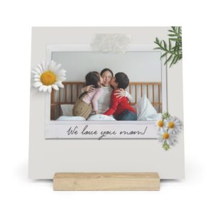 “floral photo mother's day” gallery board with stand