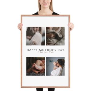 "simple mothers day" framed poster
