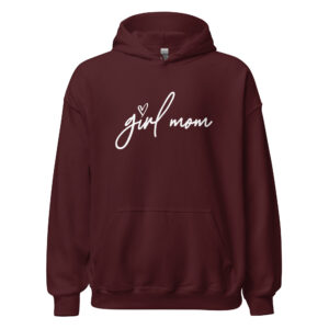 "girl mom" women’s hoodie