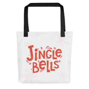 "jingle bells" tote bag