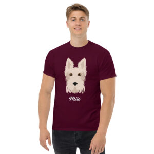 personalized scottish terrier men's classic tee