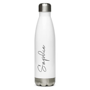 personalized "script name" water bottle