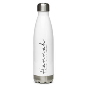 personalized "empowering" water bottle