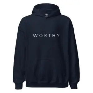"worthy" women's hoodie