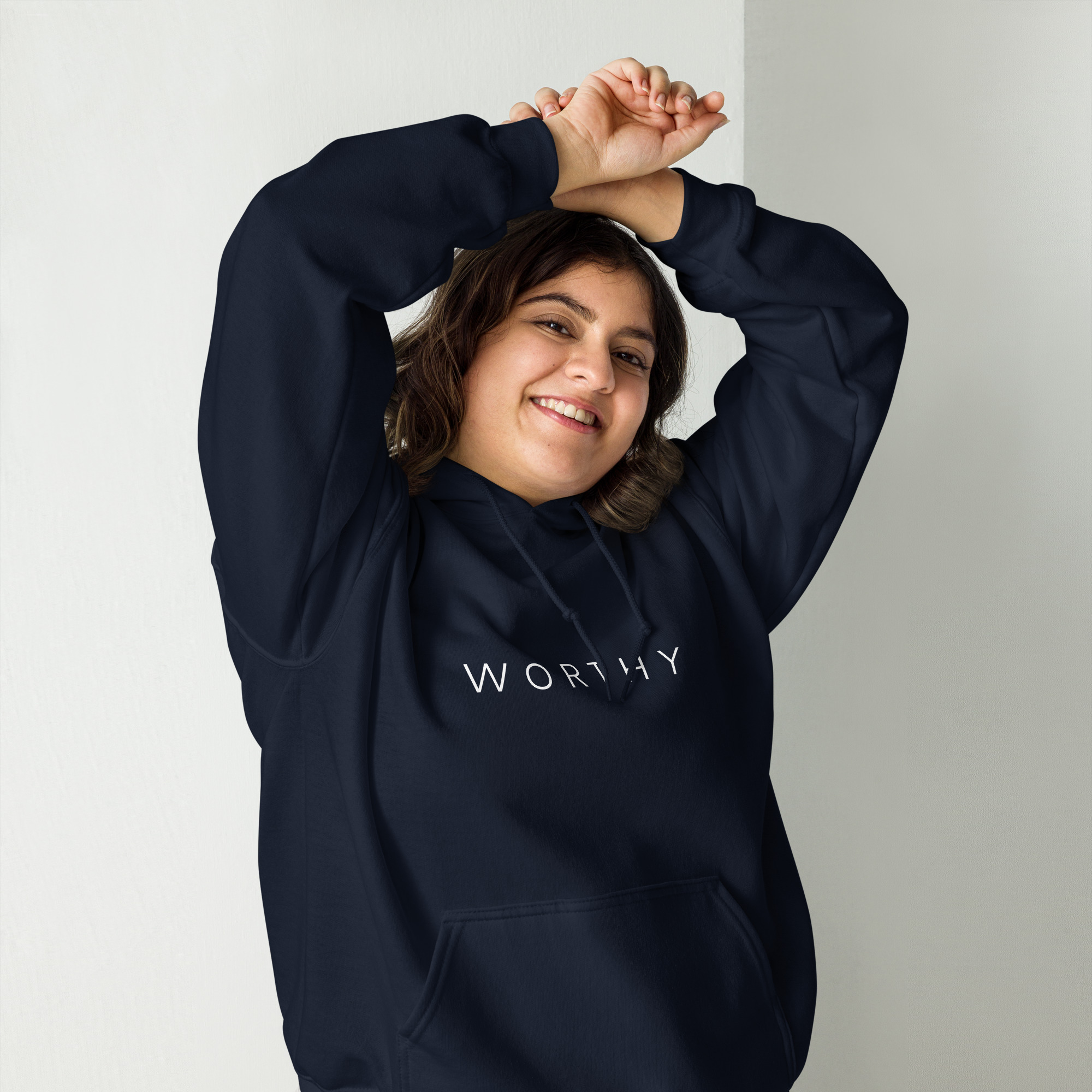 "worthy" women's hoodie