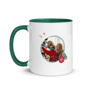 personalized "festive bauble" mug