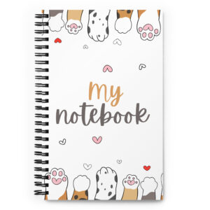 "cats paws" notebook