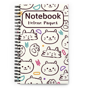 "colorful cattitude" notebook