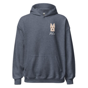 personalized scottish terrier breed women’s hoodie