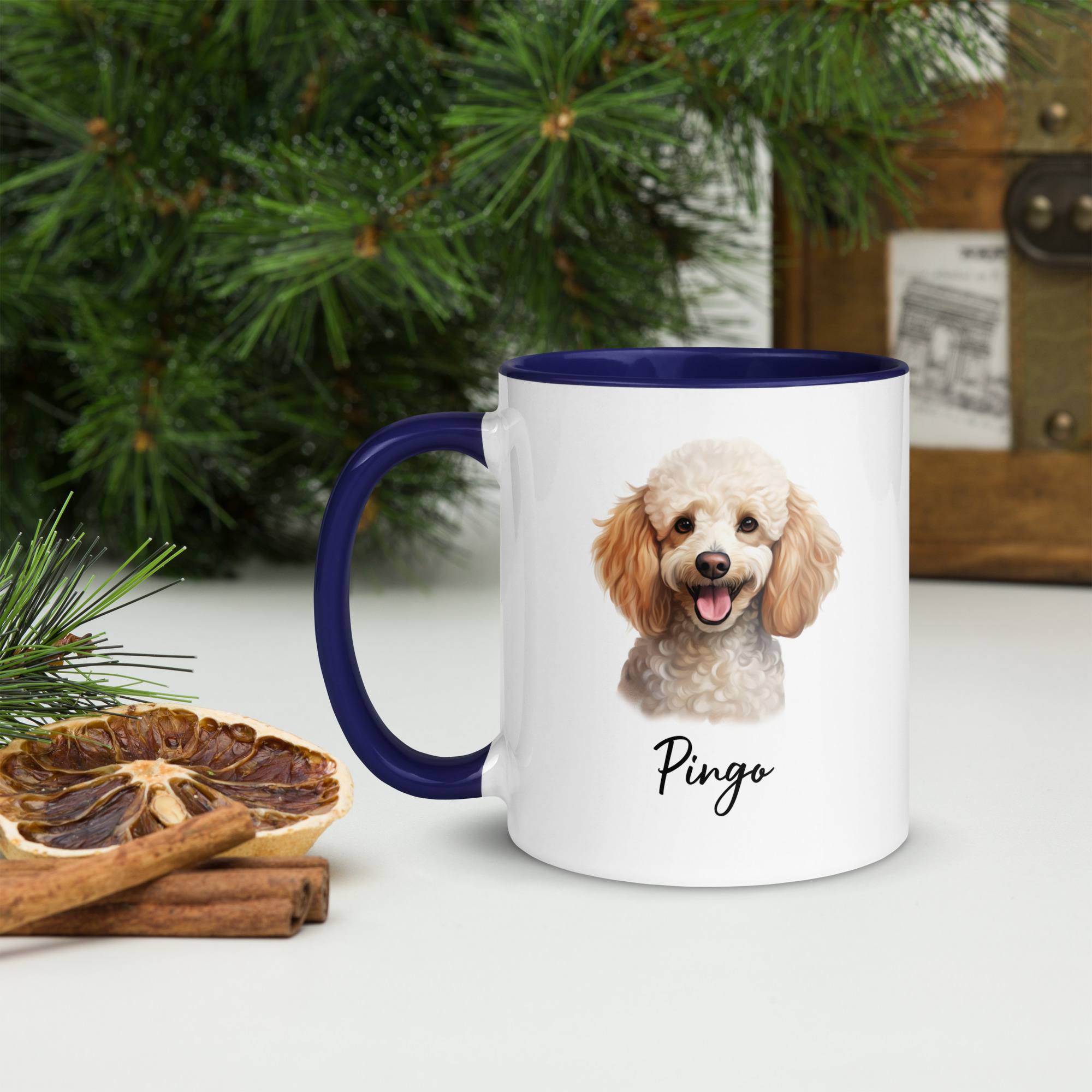 poodle personalized mug