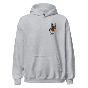 personalized german shepherd breed hoodie