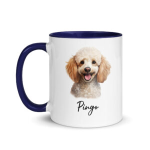 poodle personalized mug